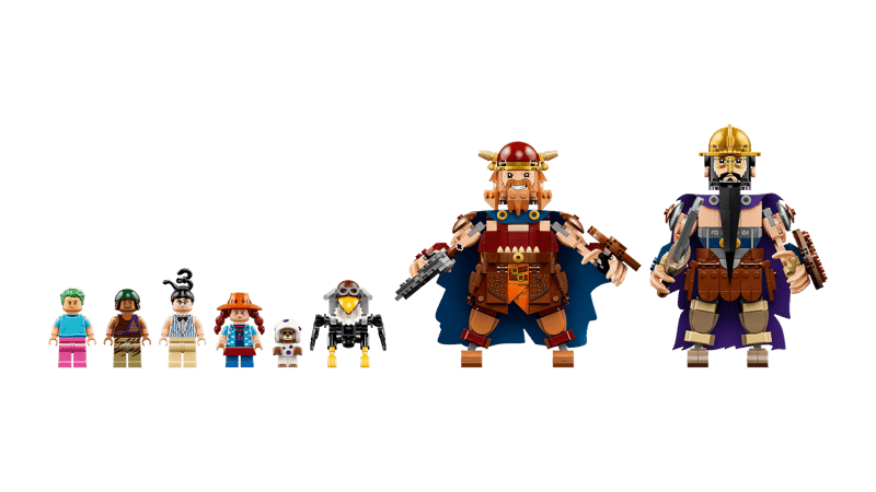 Lego One Piece 75644 Dorry vs Brogy Giants Of Little Garden