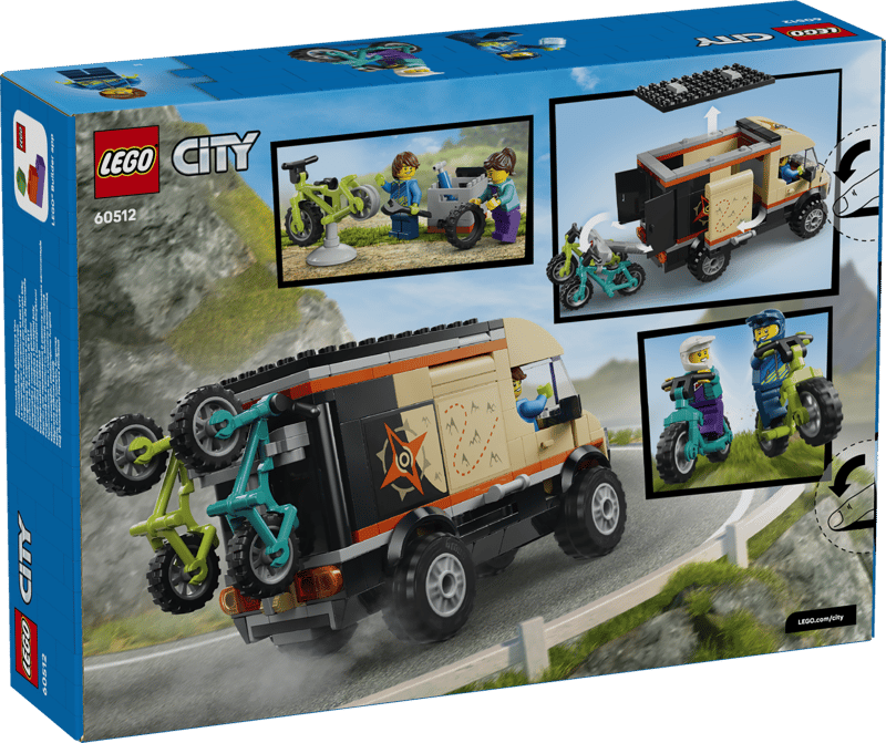 Lego City 60512 Mountain Bike Adventure Van