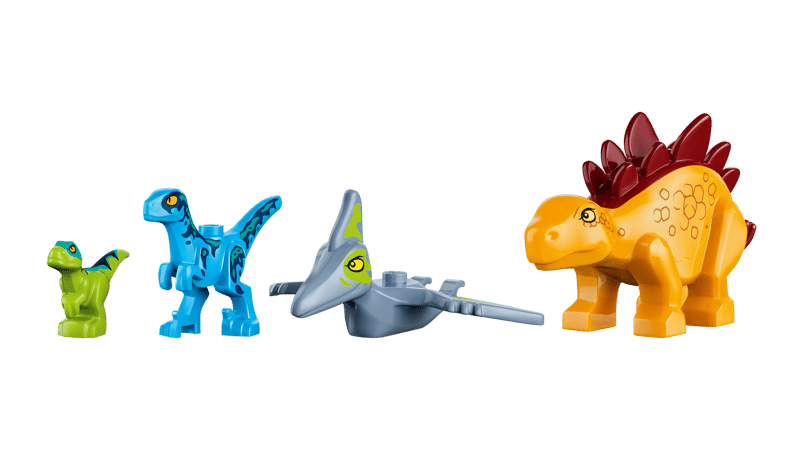 Lego Jurassic World 77981 Velociraptor Stegosaurus And Pteranodon Rescue