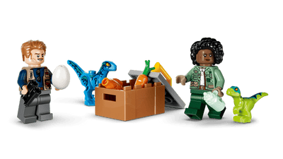 Lego Jurassic World 77981 Velociraptor Stegosaurus And Pteranodon Rescue