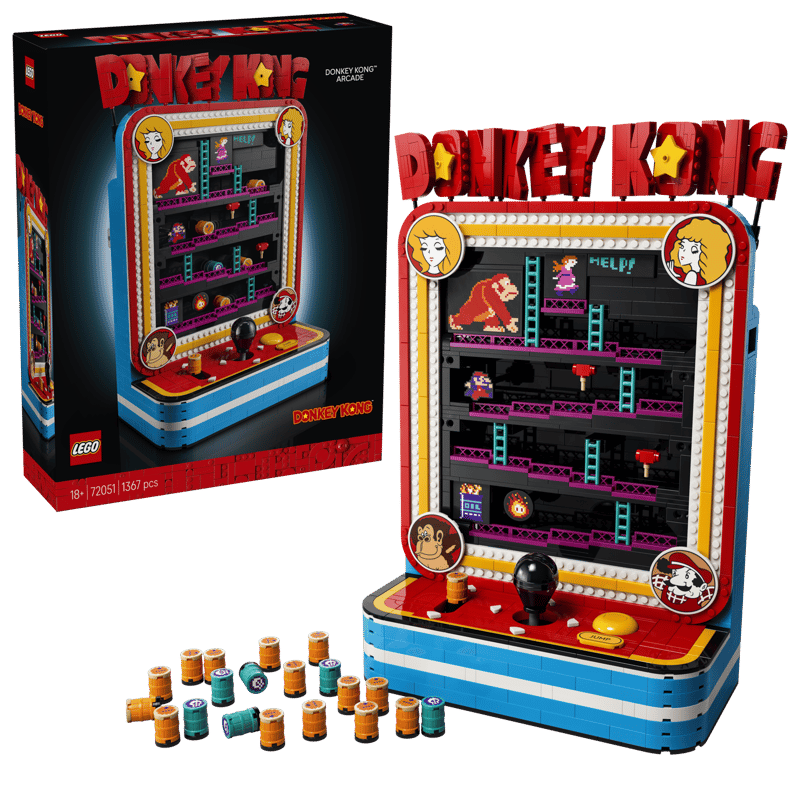 Lego Mario 72051 Donkey Kong Arcade Set