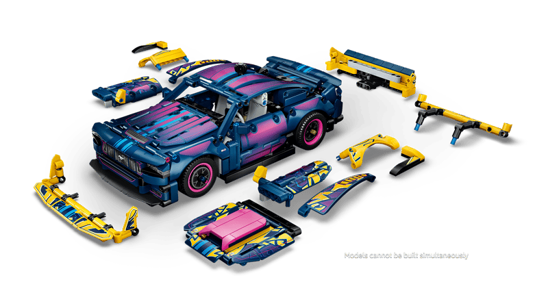 Lego Technic 42236 Custom Garage Ford Mustang GT