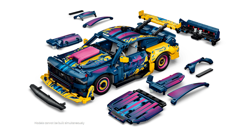 Lego Technic 42236 Custom Garage Ford Mustang GT