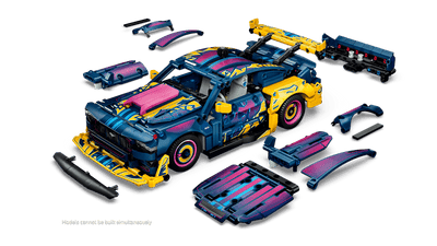 Lego Technic 42236 Custom Garage Ford Mustang GT