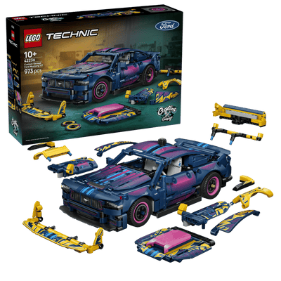 Lego Technic 42236 Custom Garage Ford Mustang GT