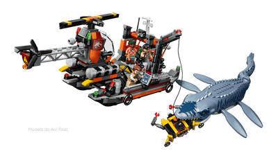Lego Jurassic World 77983 Mosasaurus Dinosaur Boat Attack