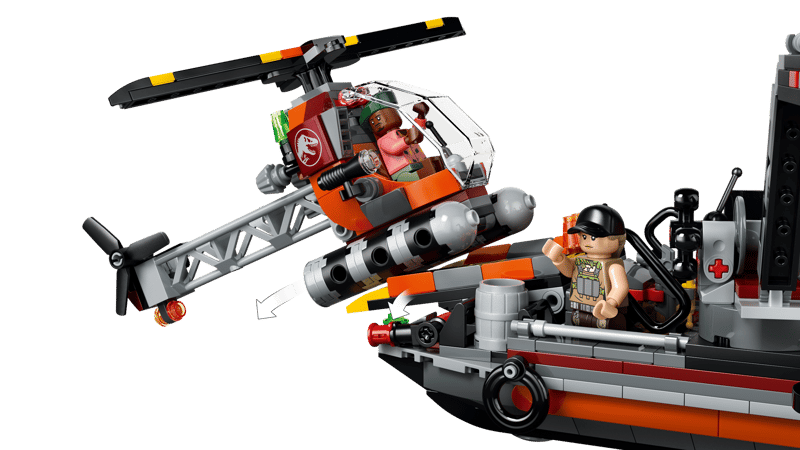 Lego Jurassic World 77983 Mosasaurus Dinosaur Boat Attack