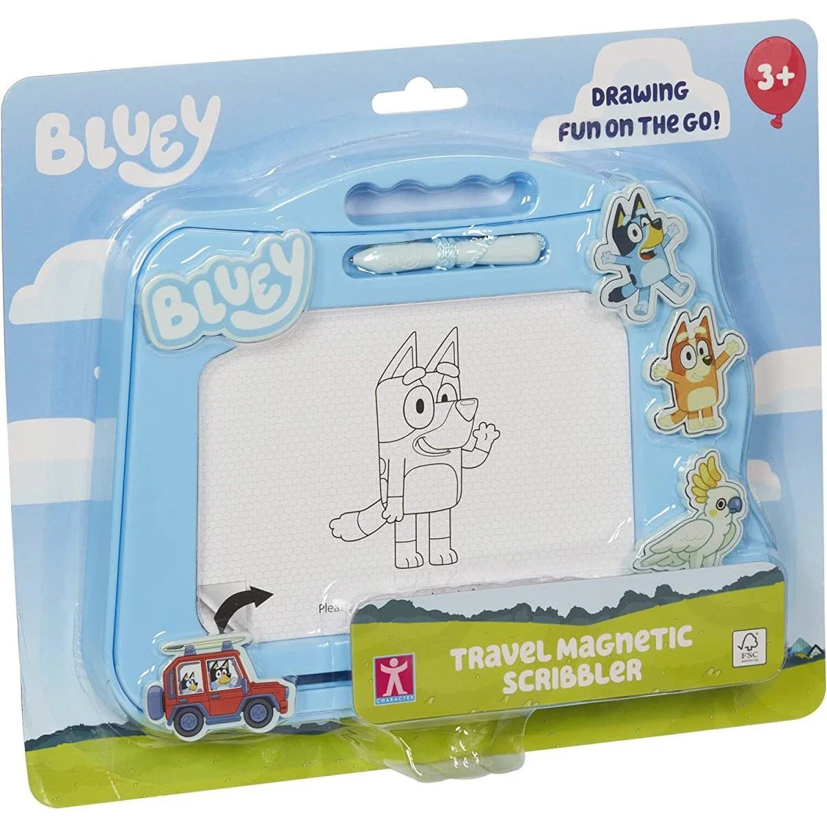 Bluey Travel Magnetic Scribbler