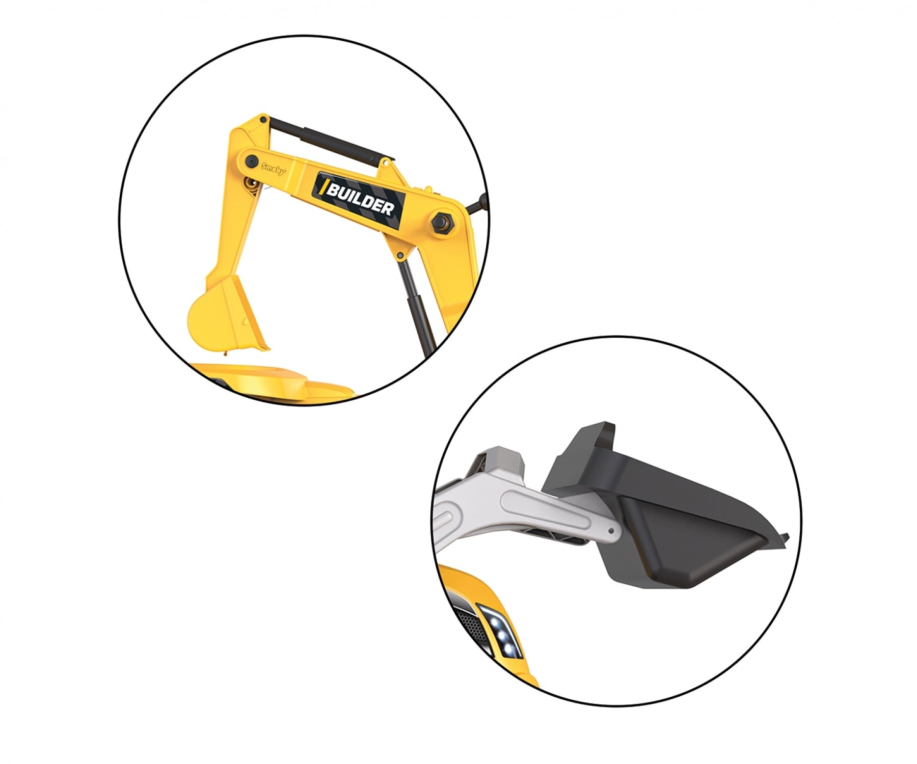 Smoby Builder Tractor with Trailer