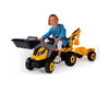 Smoby Builder Tractor with Trailer