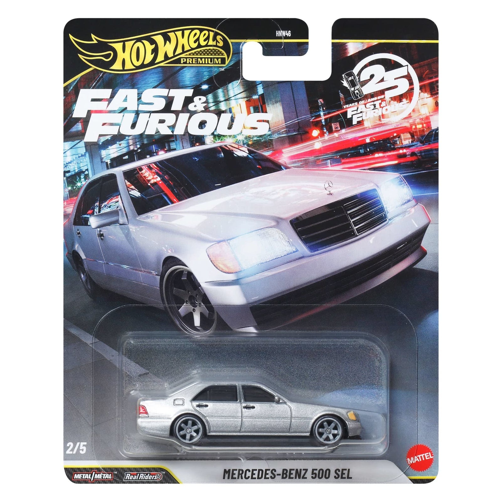 Hot Wheels Premium Fast And Furious Mercedes Benz 500 SEL