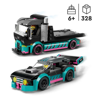 Lego City 60406 Race Car And Race Car Carrier Truck