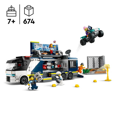 Lego City 60418 Police Mobile Crim Lab Truck