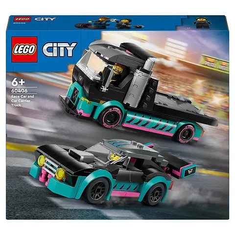 Lego City 60406 Race Car And Race Car Carrier Truck