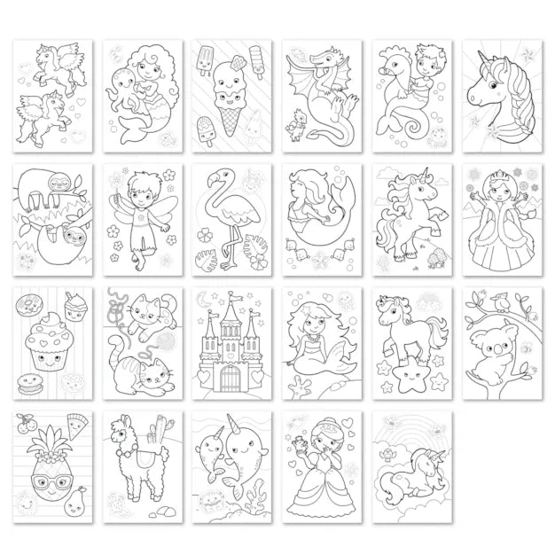 Orchard Toys Unicorns, Mermaids And More Sticker Colouring Book