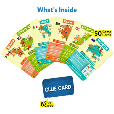 Skillmatics Guess In 10 Card Game Countries Of The World Edition