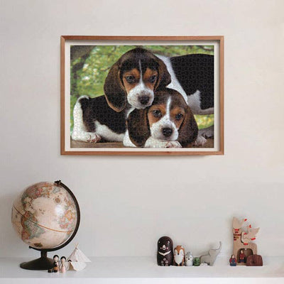 Clementoni 500pc Jigsaw Puzzle Puppies Close Together