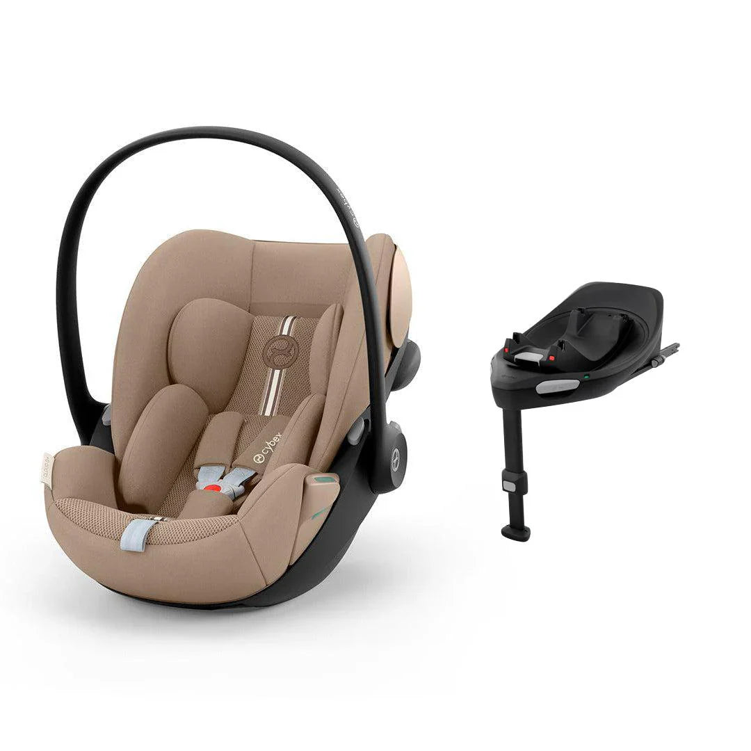Cybex e Gazelle S 10 Piece Bundle With Cloud G Car Seat And Isofix Base Almond
