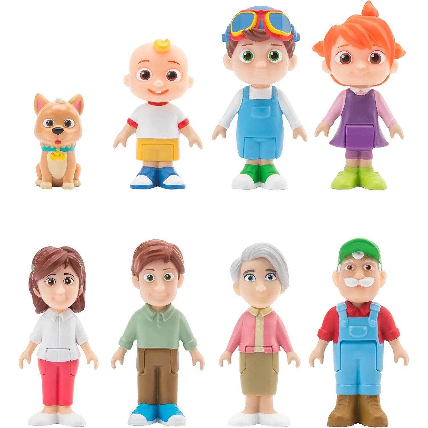 CoComelon 8 Pack Family Figure Set