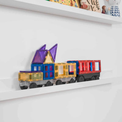 Connetix Magnetic Tiles Rainbow Transport Pack 50pc