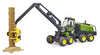 Bruder 02135 John Deere 127G Tree Harvester With Trunk