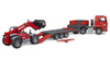 Bruder MAN TGA Truck With Loader And Manitou Telehandler 1:16