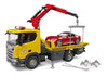 Bruder Scania Super 560r Recovery Truck With Car