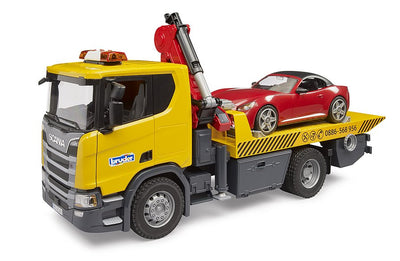 Bruder Scania Super 560r Recovery Truck With Car