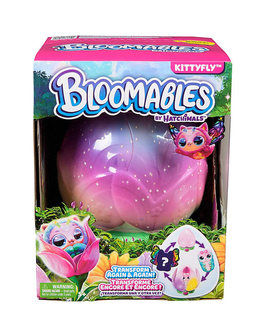 Hatchimals Bloomables Kittyfly Interactive Plush Pet Assortment