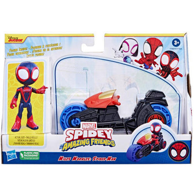 SpiderMan Spidey And His Amazing Friends Miles Morales Motorbike And Figure