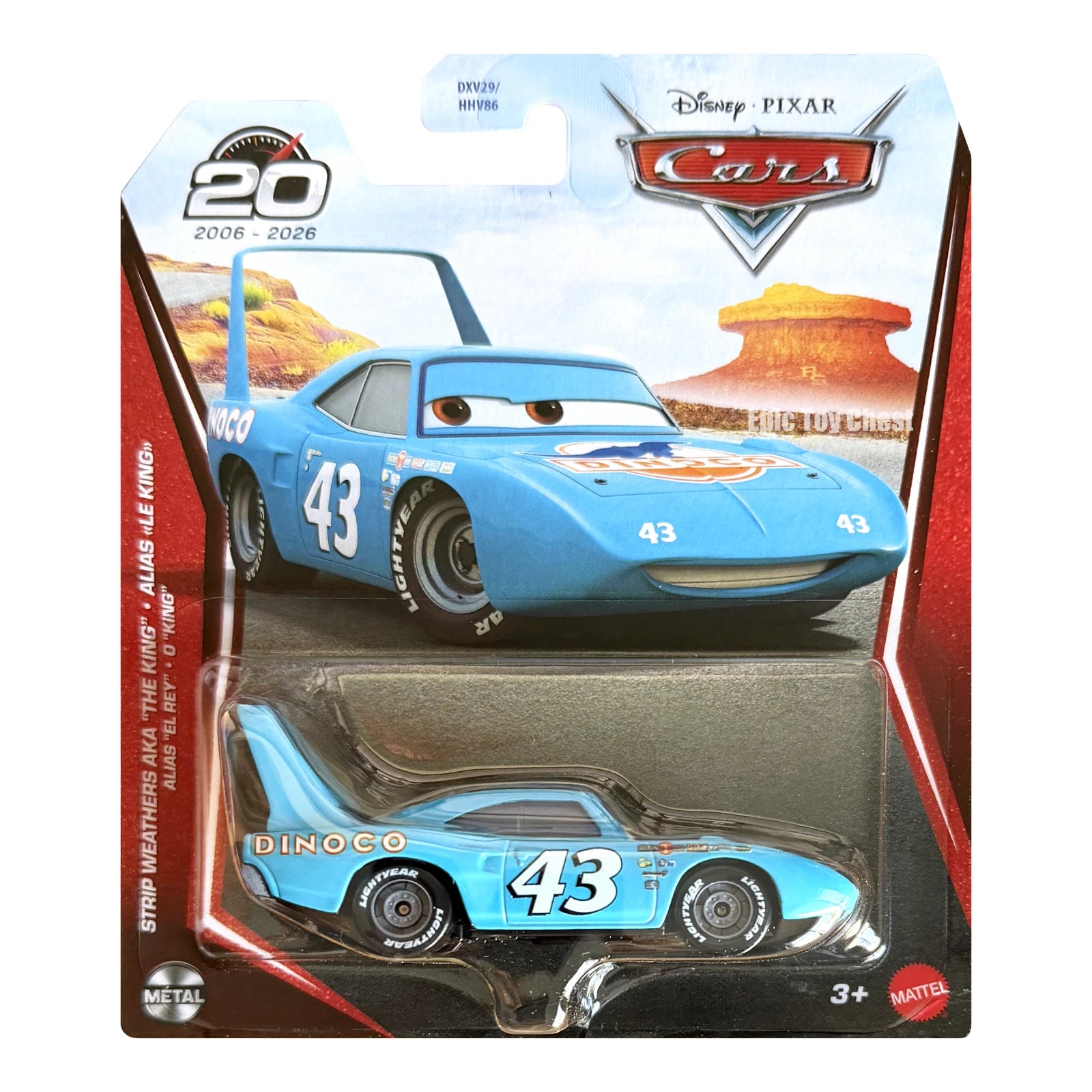 Disney Cars Die Cast Vehicle Strip Weathers AKA The King