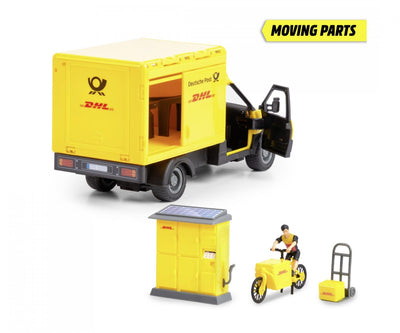 Dickie DHL Delivery Truck And Accessory Playset