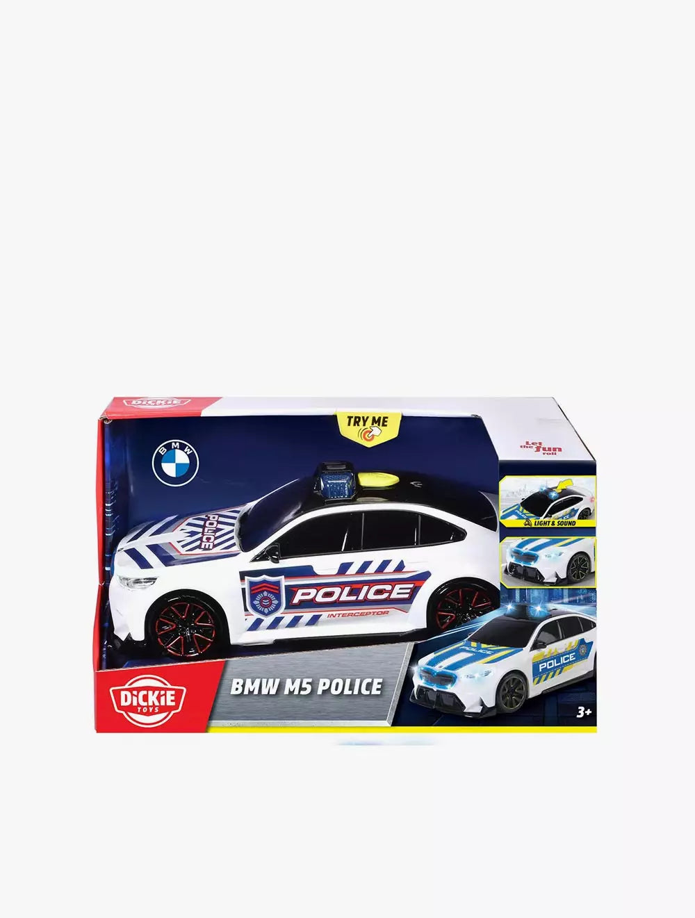 Dickie Toys BMW M5 Police Car With Light And Sound