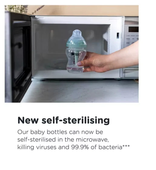 Tommee Tipee Advanced Anti Colic Slow Flow Baby Bottle 6pk