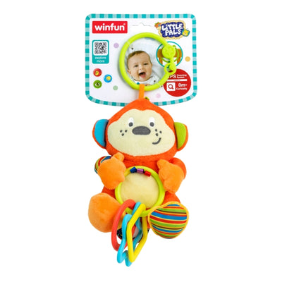 Winfun Cheeky Chimp rattle With Rings