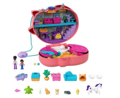 Polly Pocket Cuddly Cat Purse Playset