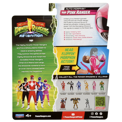 Power Rangers Mighty Morphin' Re-Ignite Action Figure Pink Ranger