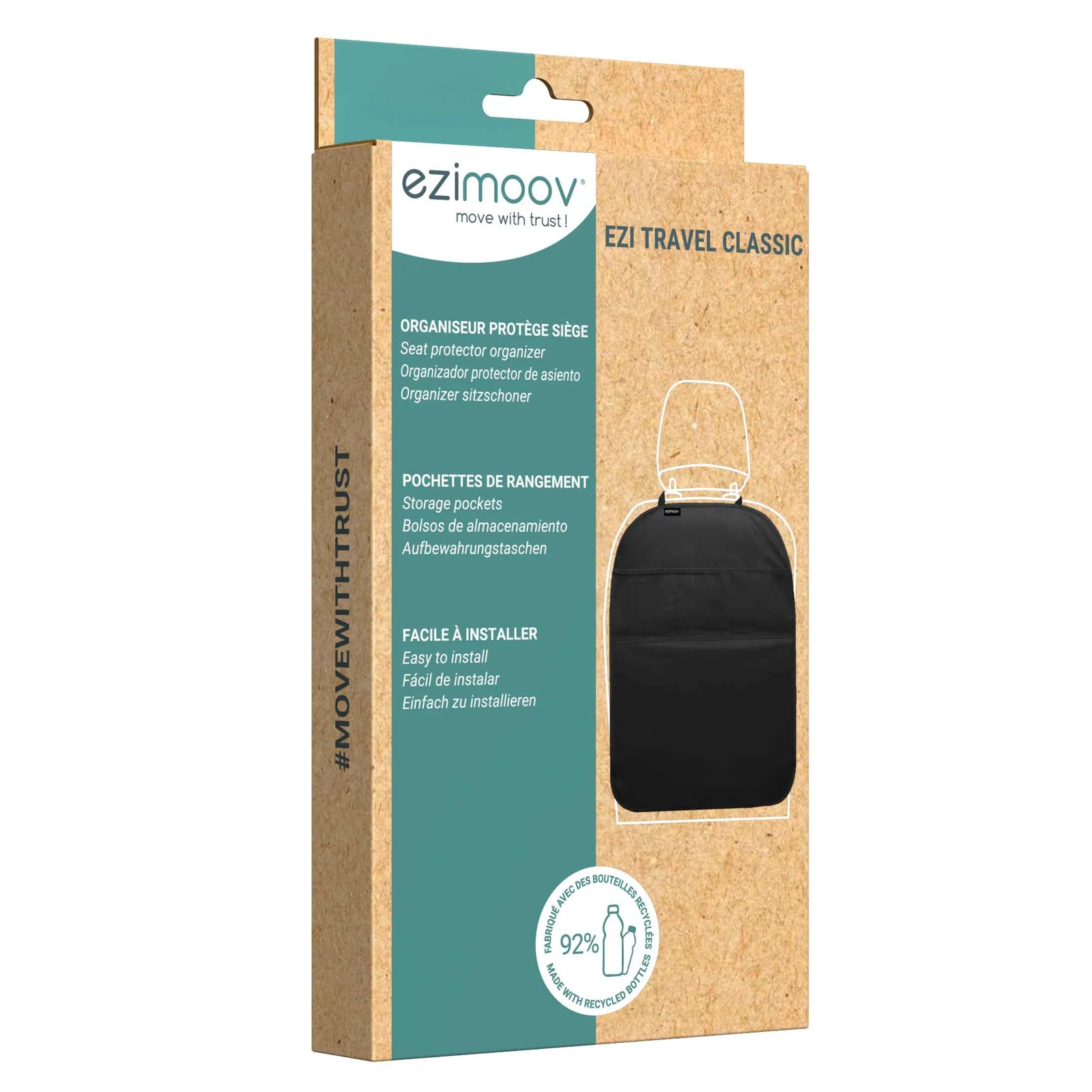 Ezimoov Ezi Travel Classic Seat Protector Organiser