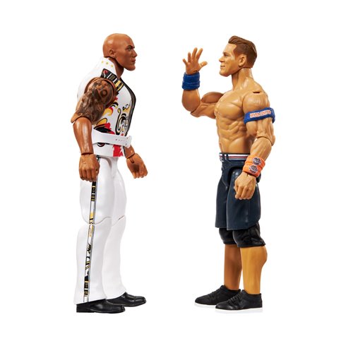 WWE Wrestling Figure Twin Pack The Rock vs John Cena