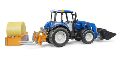 Bruder New Holland T5.120 Tractor With Front Loader And Link Box