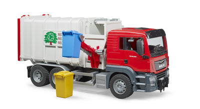Bruder 03761 MAN TGS Side Loading Garbage Truck 1:16