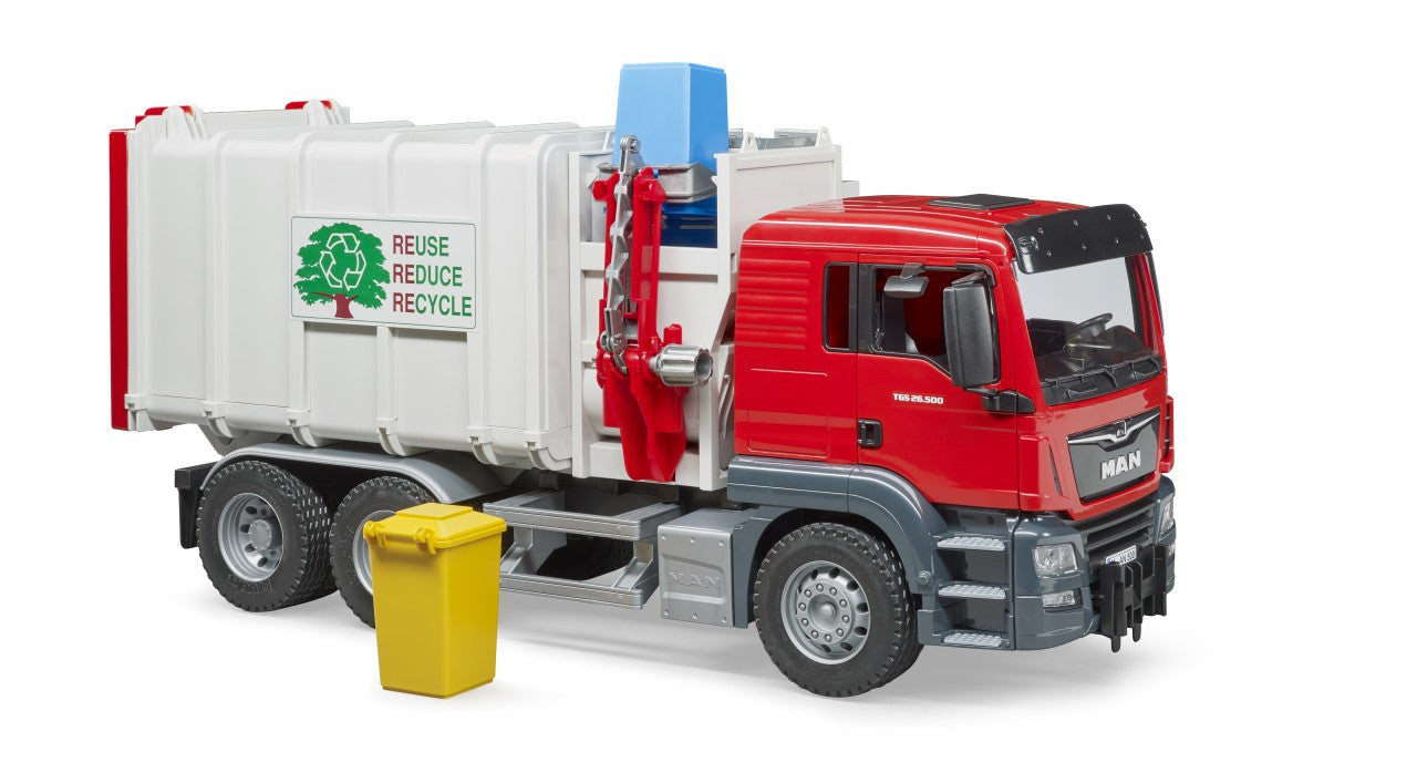 Bruder 03761 MAN TGS Side Loading Garbage Truck 1:16