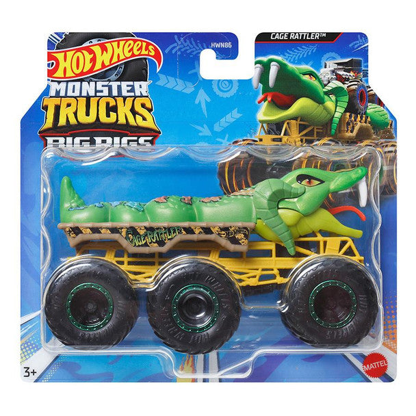 Hot Wheels Monster Trucks Big Rigs Cage Rattler