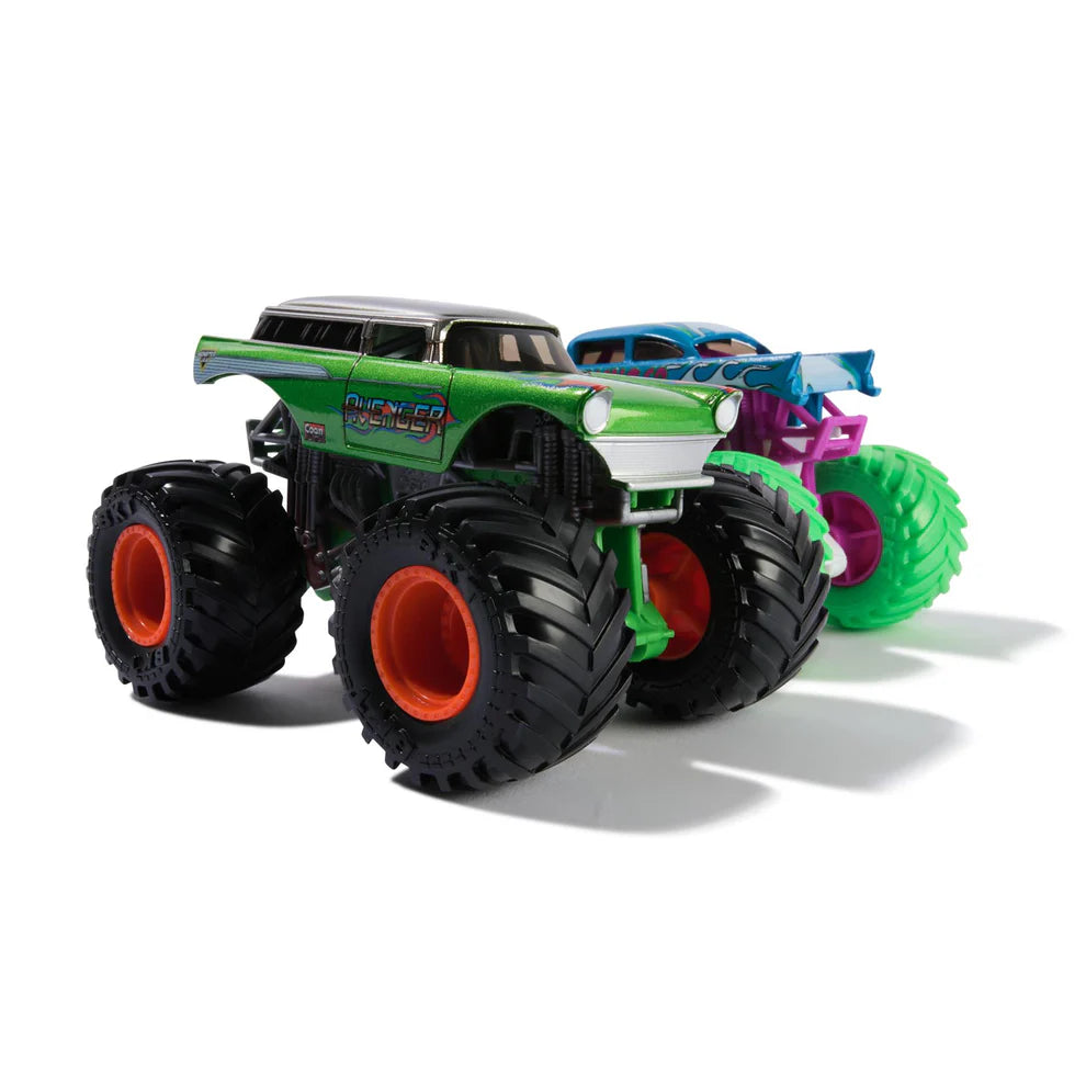 Monster Jam Trucks 1:64 Twin Pack Avenger vs Avenger