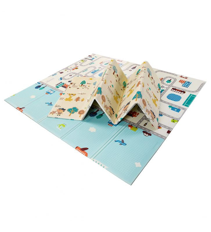 Asalvo Folding Playmat City/Forest 200cm x 180cm