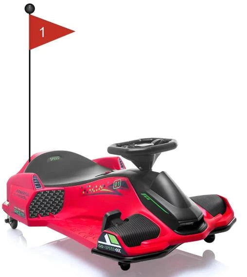 Kayto 24v 360 Drift Kart Red
