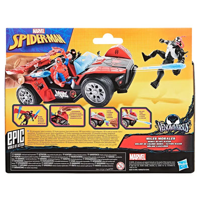 SpiderMan Miles Morales Remix Blast Racer With Figure