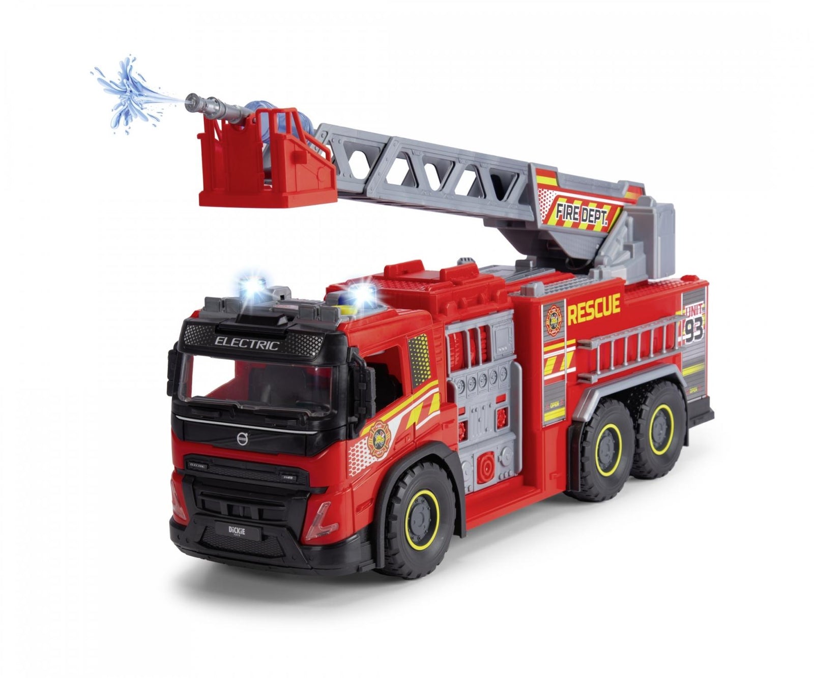 Dickie Giant Fire Truck With Light And Sound And Water Shoot