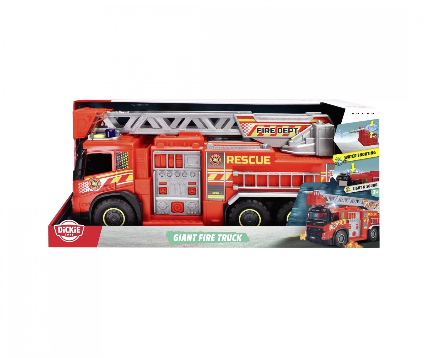 Dickie Giant Fire Truck With Light And Sound And Water Shoot
