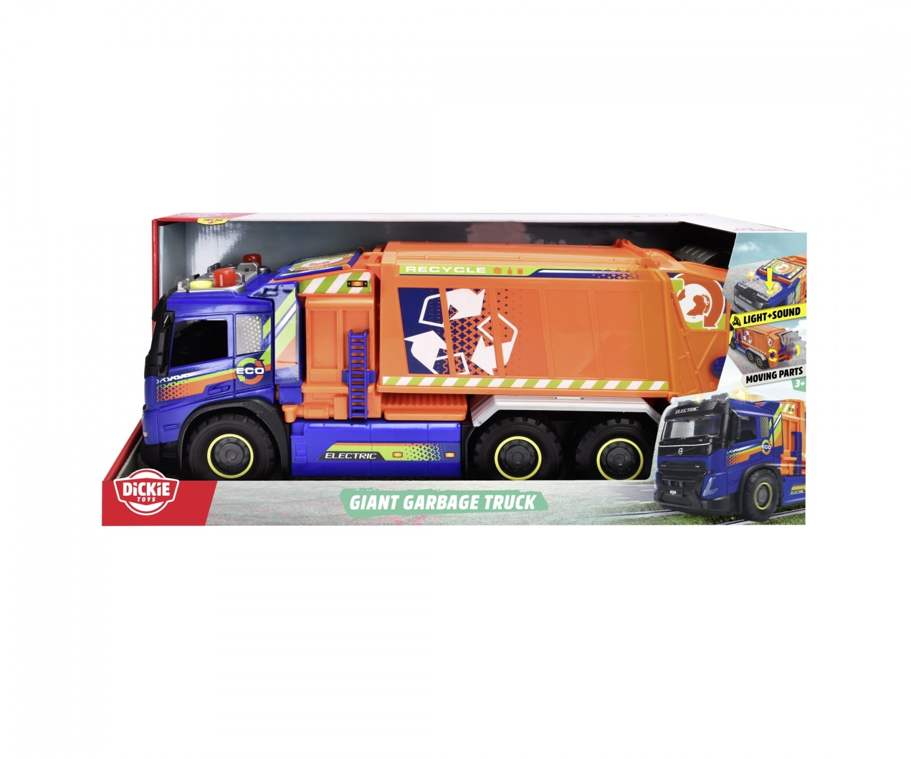 Dickie Giant Recycle Truck With Light And Sound Totally Toys Ireland